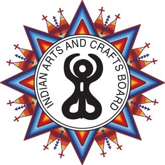 A logo for the Indian Arts and Crafts Board. 