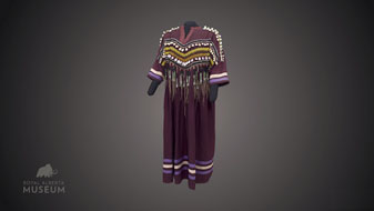 Photo of a Blackfoot dress