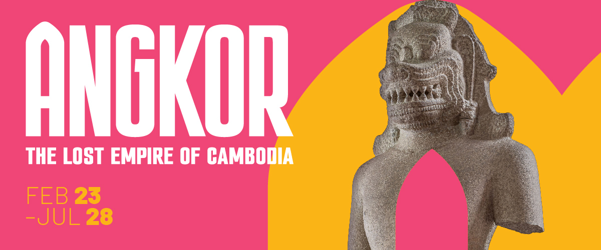 Angkor: The Lost Empire of Cambodia exhibition runs from February 23 to July 28.
