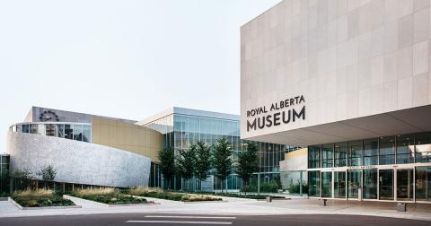 Photo of the west entrance to Royal Alberta Museum