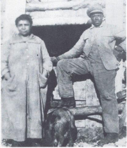 Jeanie and Willis Bowen, Amber Valley, Alberta. Courtesy of the Black Settlers of Alberta and Saskatchewan Historical Society.